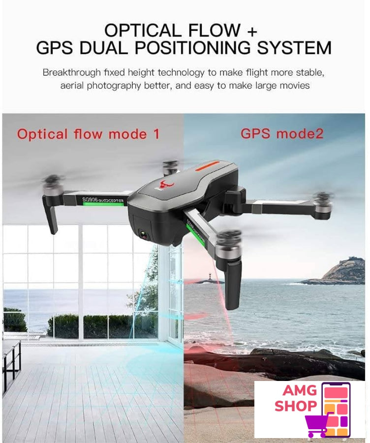 Sg906 Pametan Dron Gps 5G Wifi 4K Hd Kamera -