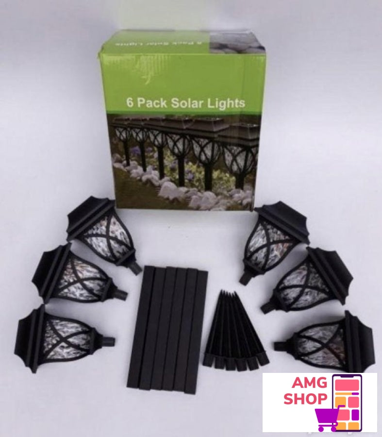 Solarna Lampa Led 6 Komada Solarne Lampe Za Bastu U Setu -