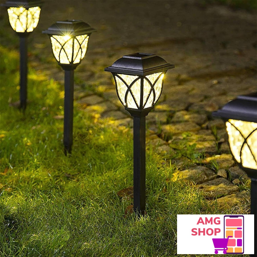 Solarne Lampe X20 (Paket Od 6 Komada) Za Travnjake I Bate -