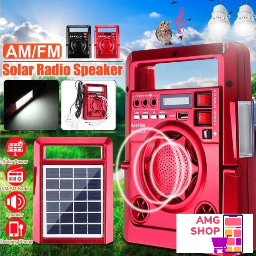 Solarni Sistem+Fm Radio+Lampa-Odlican Solarni Sistem Za Put -