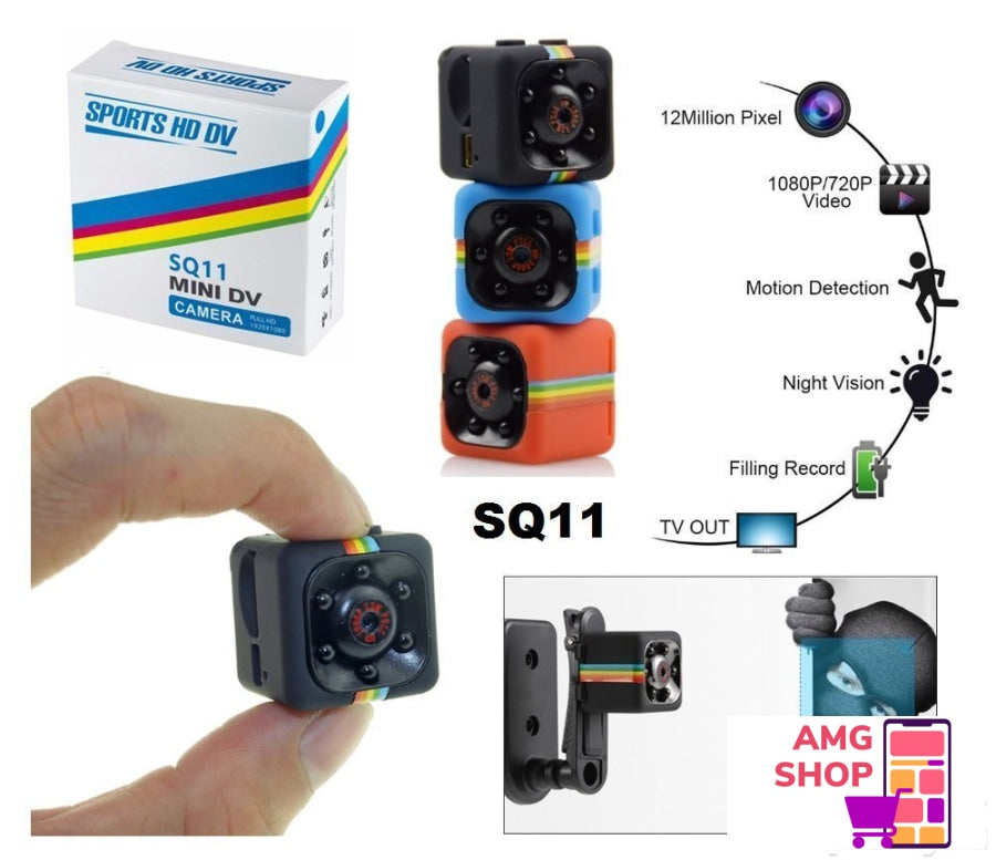 Sq11 Mini Camera 12Mp 1080P Hd -