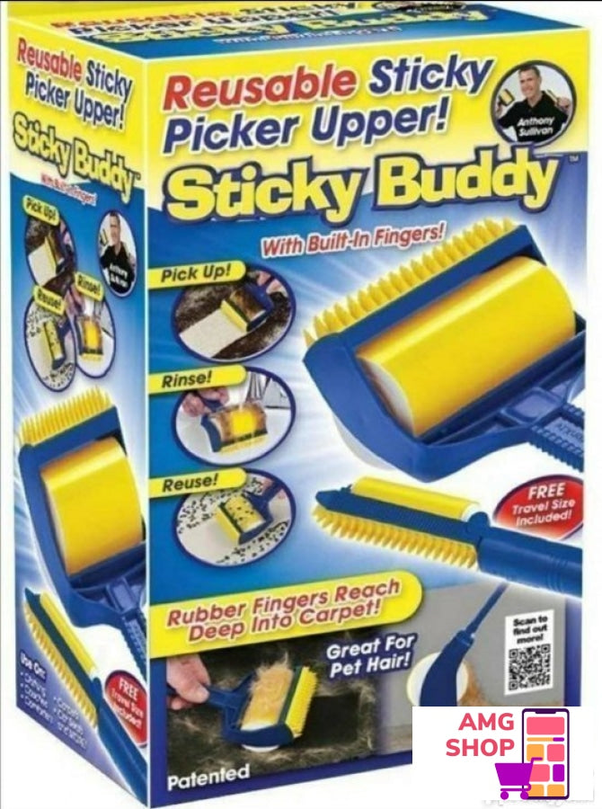 Sticky Buddy - Valjak Za Skupljanje Dlaka Kunih Ljubimaca