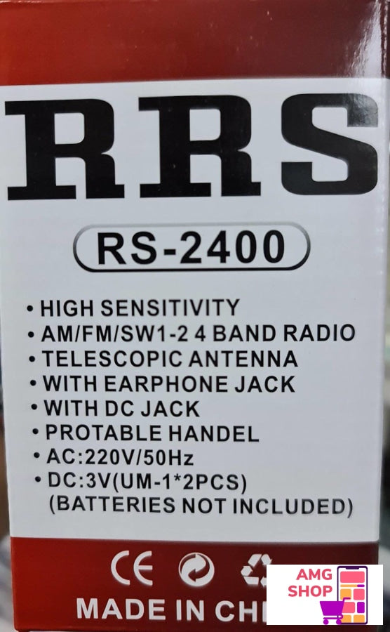 Tranzistor Radio Rs 2400 -