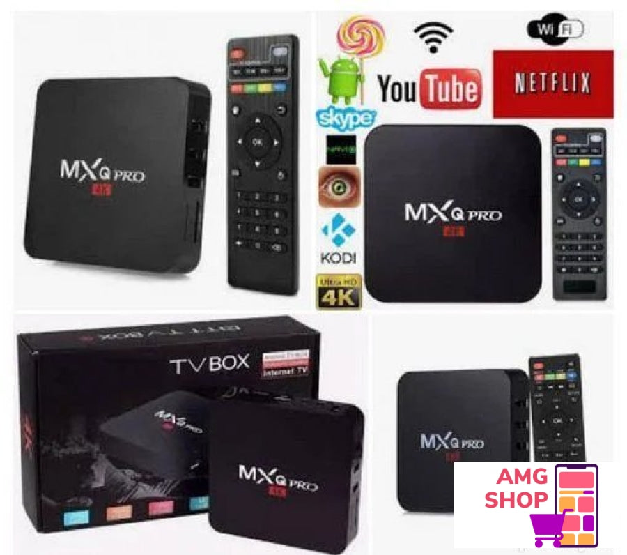 Tv Box Mxq Pro 4K Android 11.1 8Gb/128Gb -