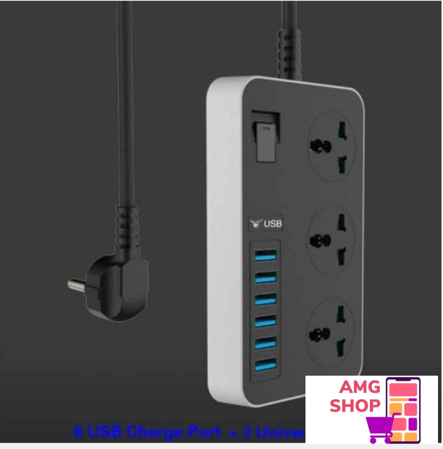 Univerzalna Uticnica +6 Usb Porta -