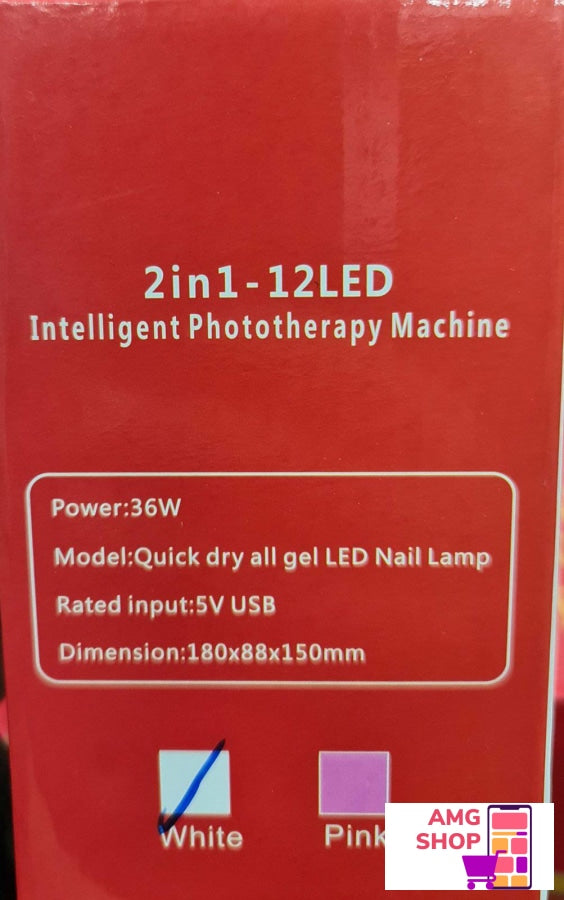 Uv/Led Lampa Za Nokte 36W 2U1 -