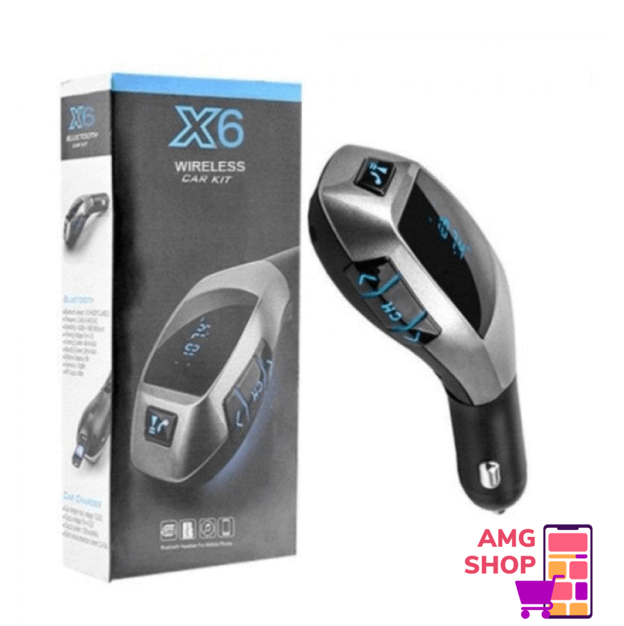 X6 Handsfree / Bluetooth Fm Transmiter A ! -