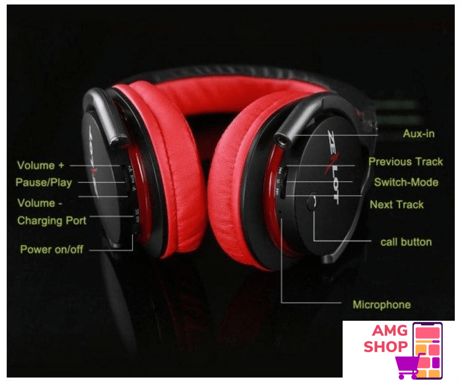 Zaelot Beast Gaming Slusalice Bluetooth Wirelees Gejmerske -